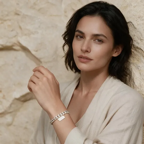 Silver_925_Curb_Chain_Bracelet_For_Women