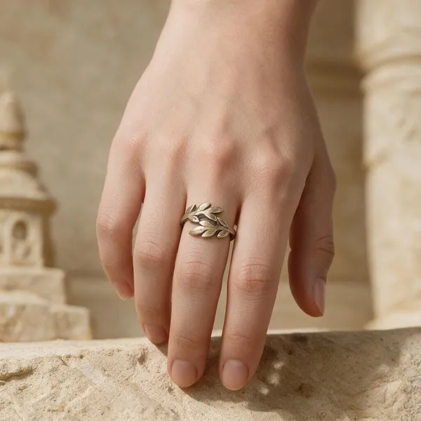 Silver_925_Leaf_Motif_Ring_For_Women
