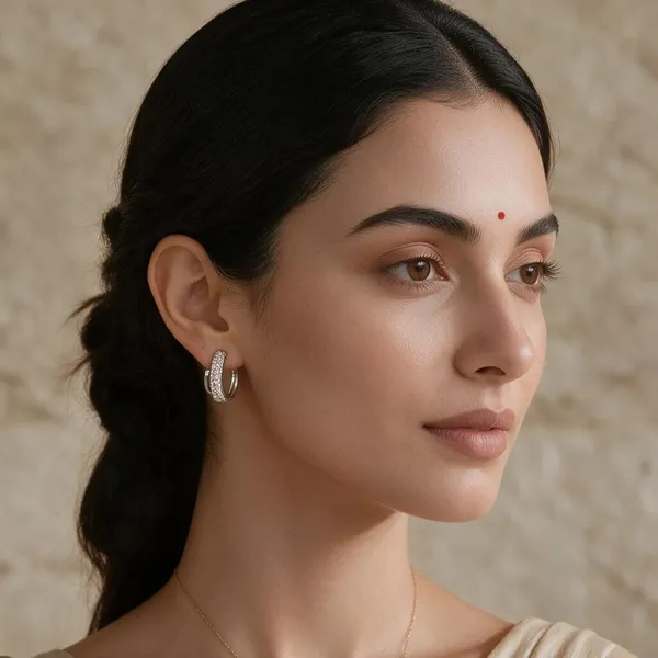 Silver_925_Stone-Studded_Hoop_Earrings_For_Women