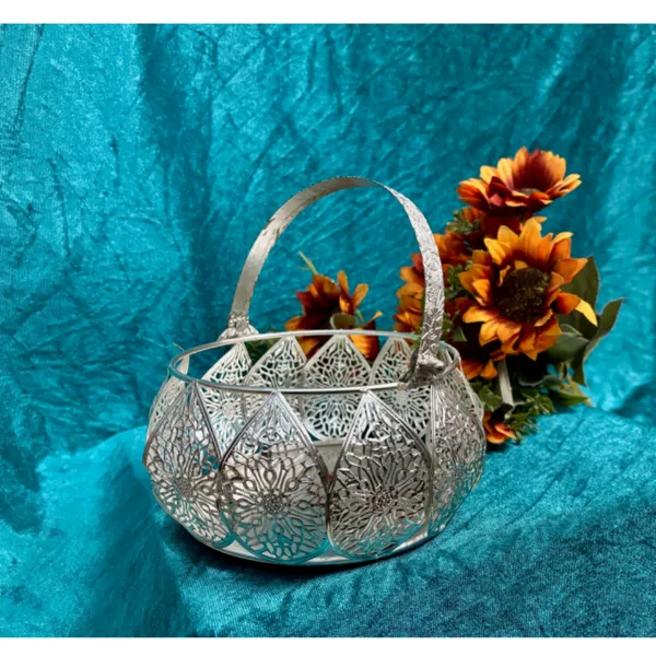 Metal_Ornate_Filigree_Handled_Decorative_Basket