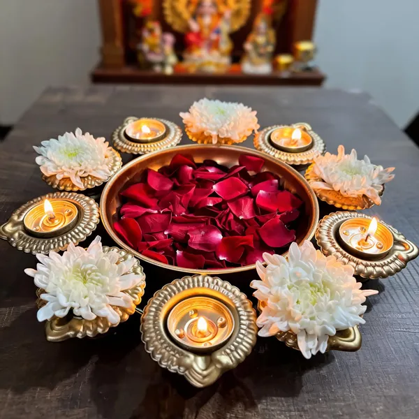 Metal_Festive_Floral_Pooja_Thali_Set