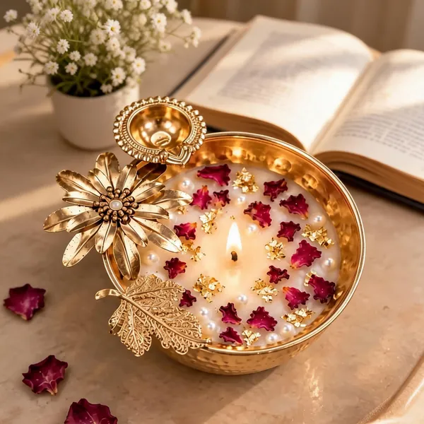 Metal_Festive_Floral_Decorative_Candle_Bowl