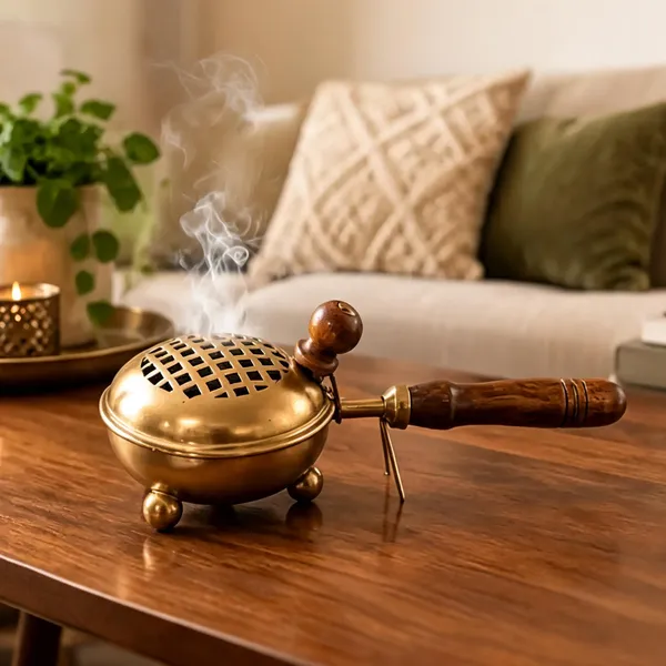 Brass_Traditional_Perforated_Dhoop_Burner