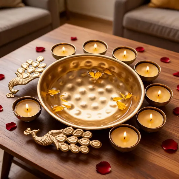 Metal_Festive_Peacock_Urli_Bowl_Set