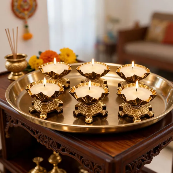 Metal_Traditional_Lotus_Design_Diya_Set_Of_6