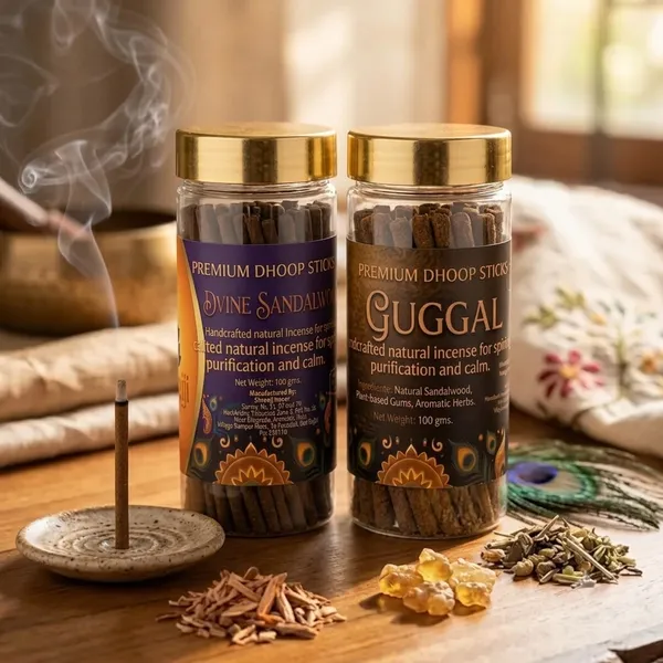 Divine_Sandal_Dhoop_Sticks_And_Natural_Guggal_Dhoop_Sticks_Pack_Of_2