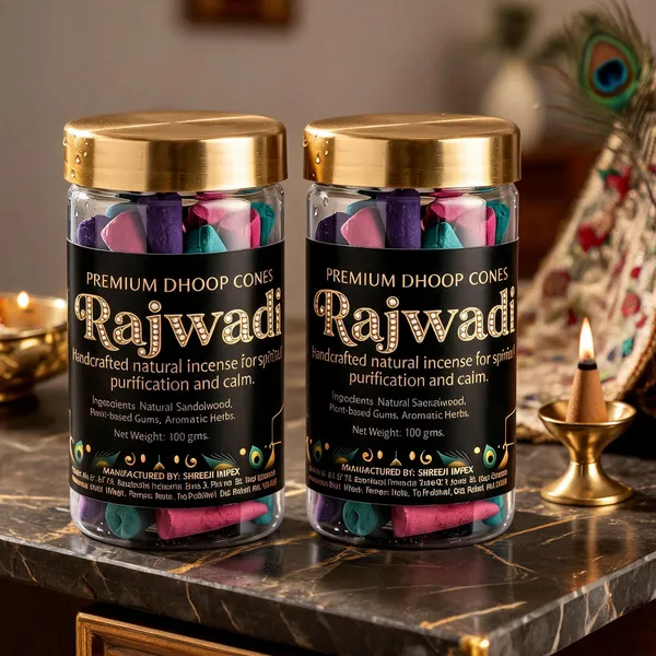 Rajwad_Sandalwood_Dhoop_Cones_100G_|_Cedarwood_Vetiver_Amber_Pack_Of_2