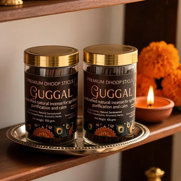 Guggal_Natural_Dhoop_Incense_100G_|_Guggal_Resin_Earthy_Woody_Amber_Pack_Of_2