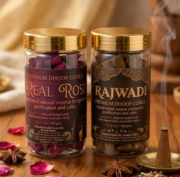 Real_Rose_Dhoop_Cone_And_Rajwadi_Dhoop_Cone_Pack_Of_2