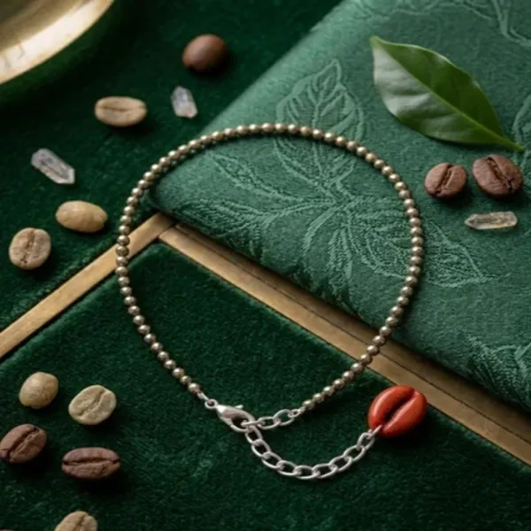 Natural_Pyrite_Beaded_Anklet_For_Women