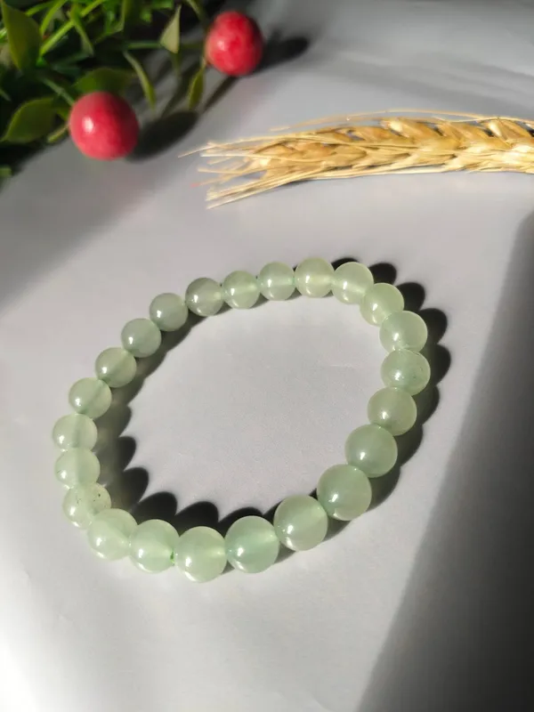 Natural_Green_Aventurine_Beaded_Elastic_Stretch_Bracelet_For_Men_Women_8_Mm