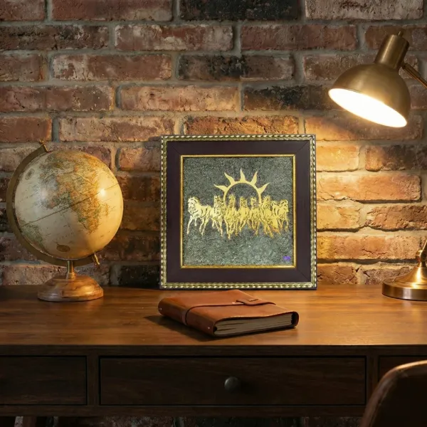 Natural_Golden_Pyrite_Seven_Horses_Frame_Vastu_Home_Office_Decoration_Good_Luck_Gift