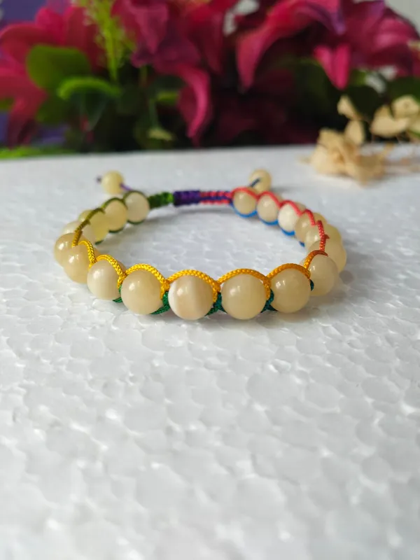 Natural_Yellow_Calcite_Bracelet_For_Men_Women_Macrame_Cord_Adjustable_Bracelet_8_Mm