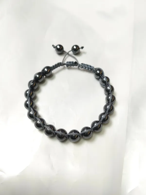 Natural_Hematite_Macrame_Cord_Bracelet_For_Men_Women_8_Mm_1_Pc