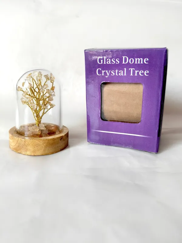 Natural_Citrine_Decorative_Handcrafted_Natural_Stone_Tree_In_Glass_Dome_With_Wooden_Base