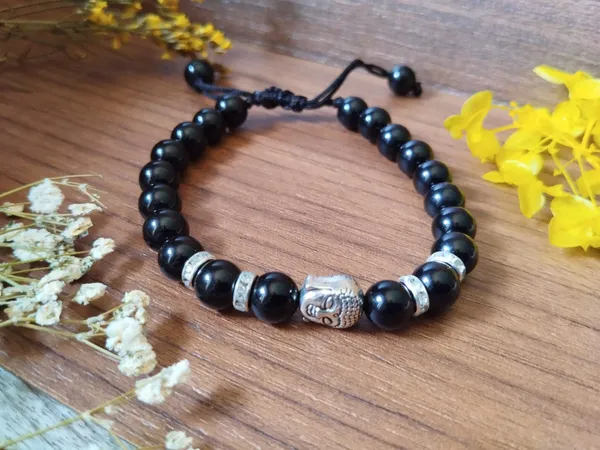 Evershine_Black_Obsidian_Bracelet_8_Mm_With_Laughing_Budhdha