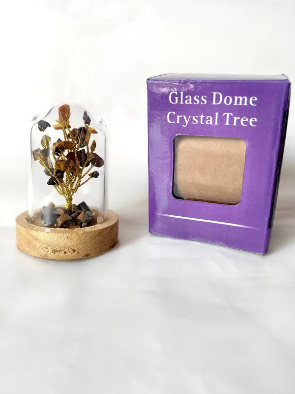 Tiger_Eye_Decorative_Handcrafted_Natural_Stone_Tree_In_Glass_Dome_With_Wooden_Base