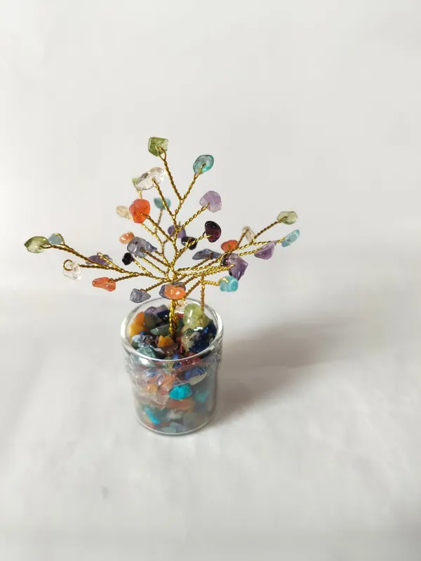 Seven_Chakra_Decorative_Handcrafted_Natural_Stone_Tree_In_Glass_Cup