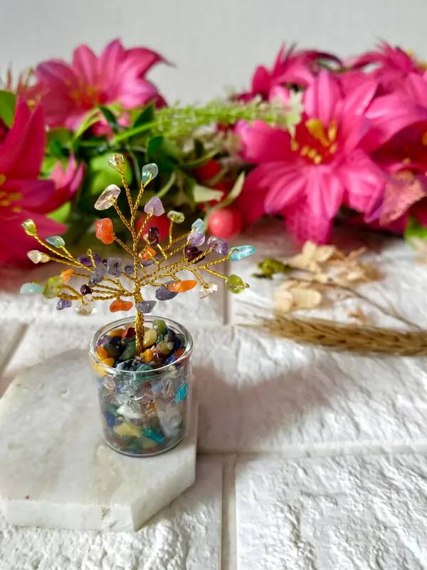 Seven_Chakra_Decorative_Handcrafted_Natural_Stone_Tree_In_Glass_Cup