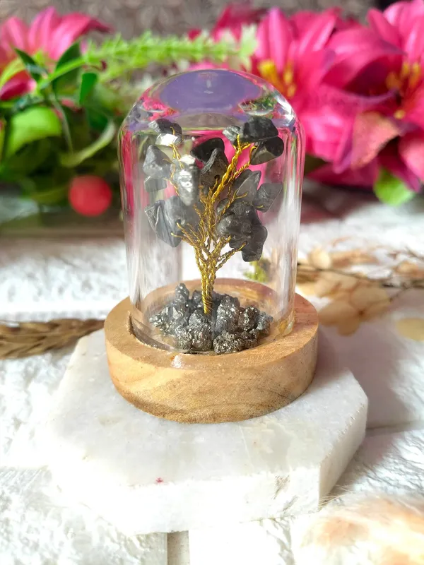 Pyrite_Decorative_Handcrafted_Natural_Stone_Tree_In_Glass_Dome_With_Wooden_Base