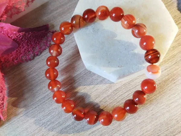 Red_Carnelian_Stone_Bracelet_For_Men_And_Women_Bead_Size_8_Mm