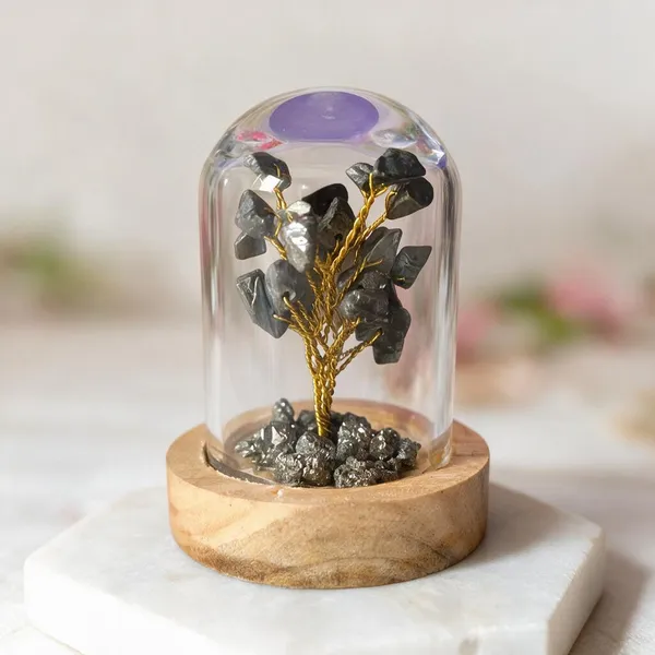 Pyrite_Decorative_Handcrafted_Natural_Stone_Tree_In_Glass_Dome_With_Wooden_Base