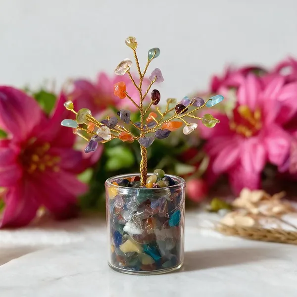 Seven_Chakra_Decorative_Handcrafted_Natural_Stone_Tree_In_Glass_Cup