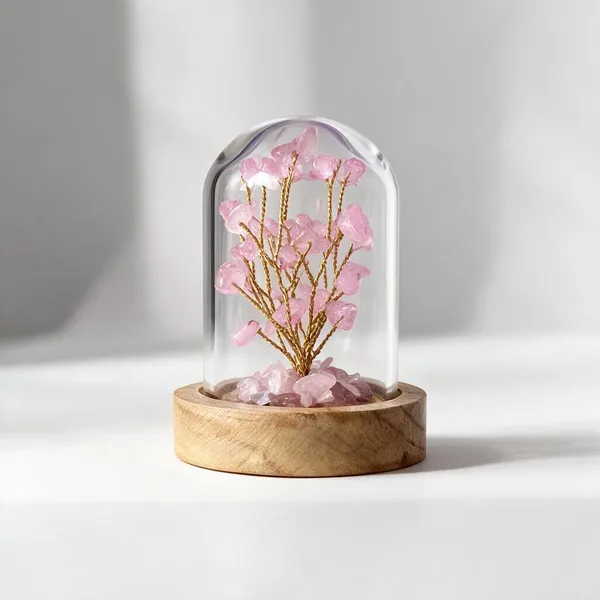 Rose_Quartz_Decorative_Handcrafted_Natural_Stone_Tree_In_Glass_Dome_With_Wooden_Base