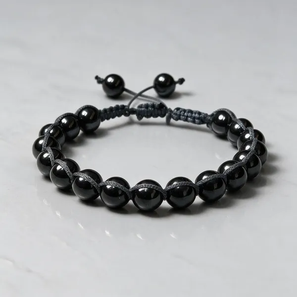 Natural_Hematite_Macrame_Cord_Bracelet_For_Men_Women_8_Mm_1_Pc