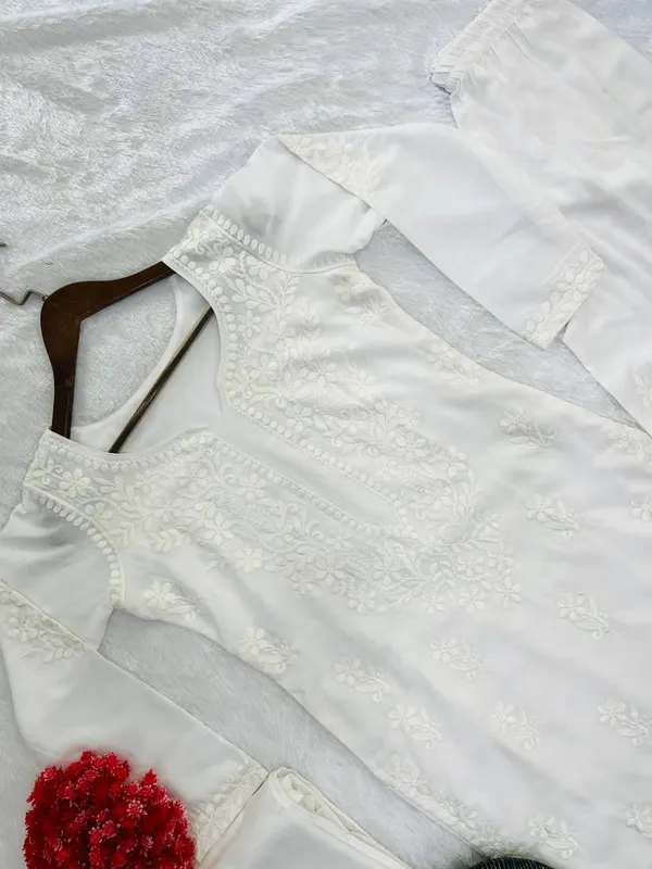 White_Embroidered_Straight_Kurta_Set_for_Women
