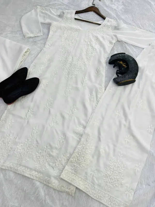 White_Embroidered_Straight_Kurta_Set_for_Women