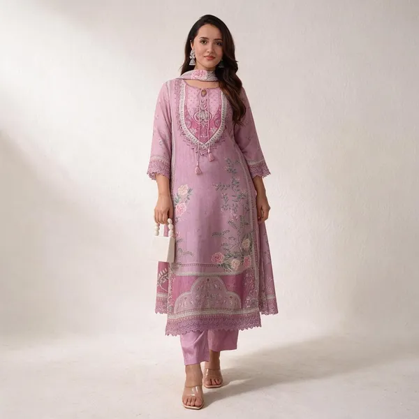 Pink_Muslin_Straight_Floral_Printed_Kurta_Set_For_Women