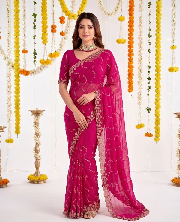 Magenta_Embroidered_Saree_for_Women