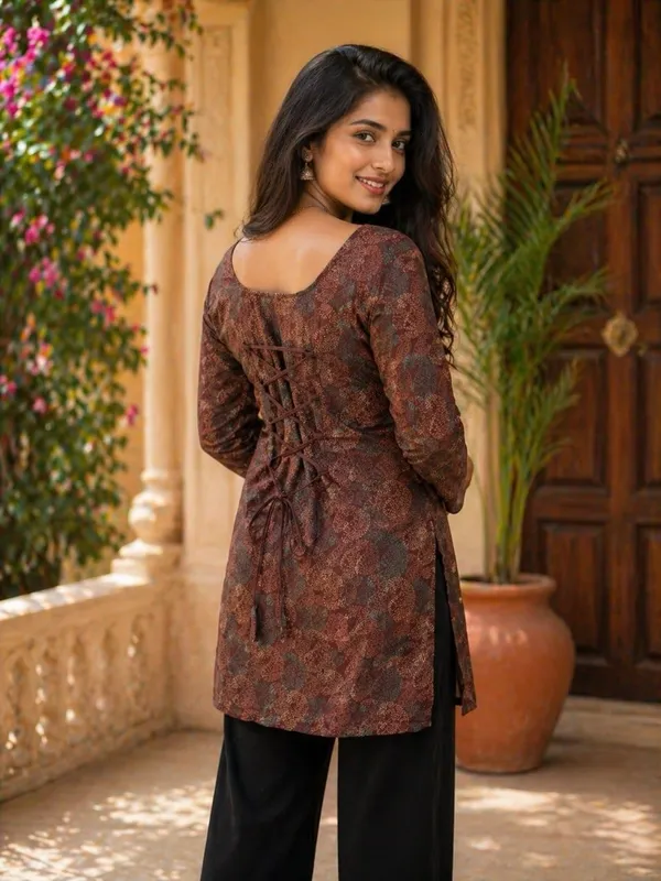 Brown_Printed_Straight_Kurta_Set_for_Women