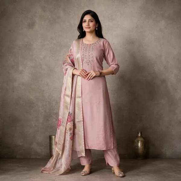 Pink_Rayon_Slub_Straight_Embroidered_Kurta_Set_For_Women