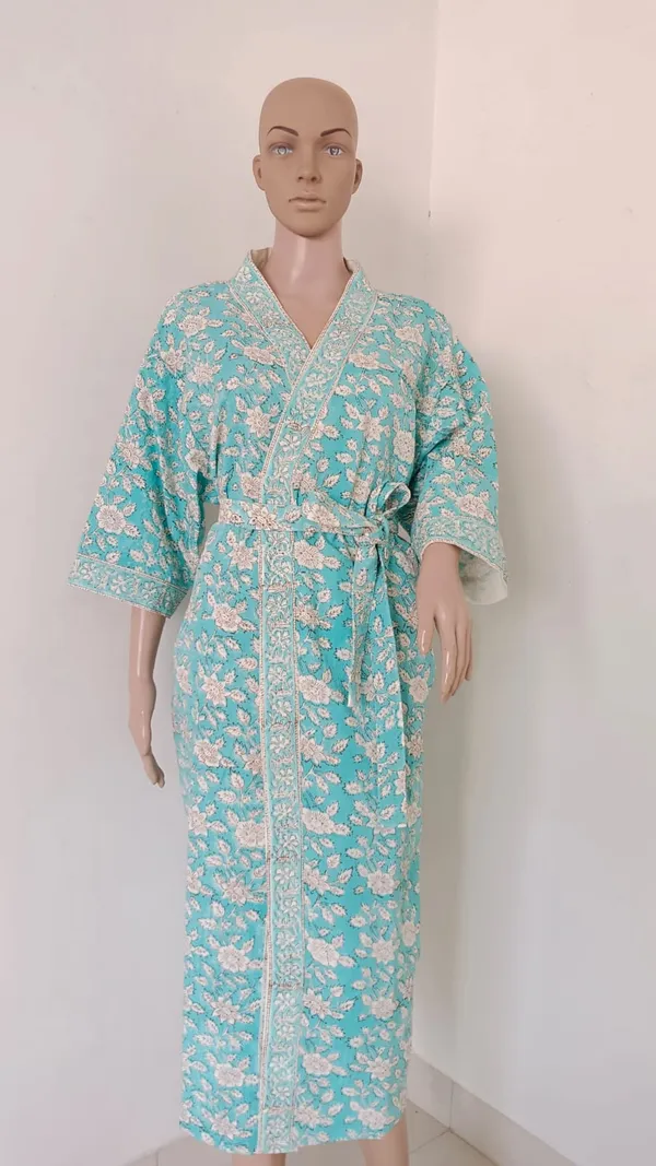 Multicolor_Cotton_Bathrobes_For_Unisex