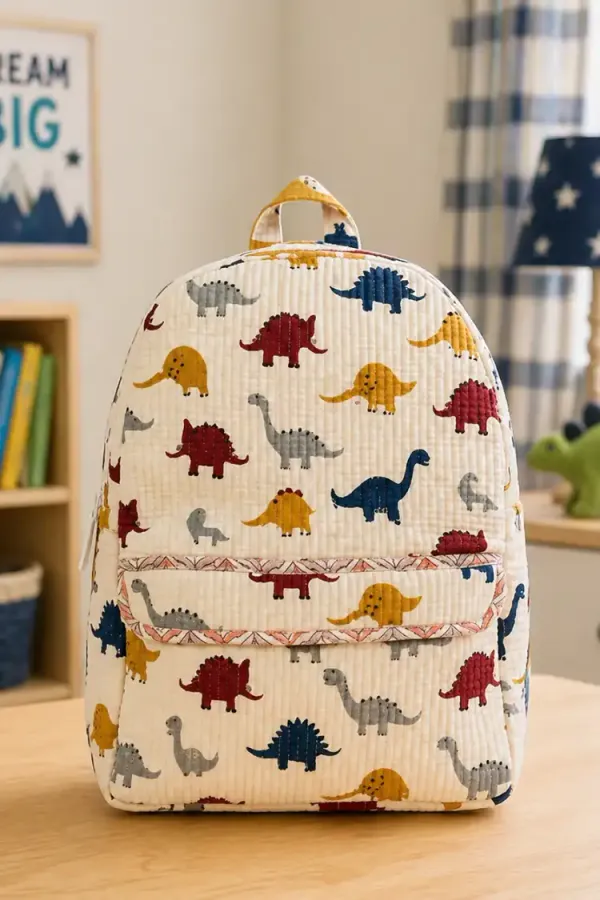 Beige_&_Multi_Cotton_Kids_Quilted_Backpacks_For_Boys_&_Girls