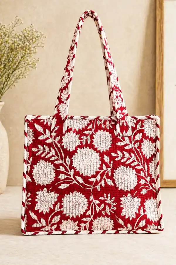 Red_Cotton_Lunch_Bags_For_Unisex