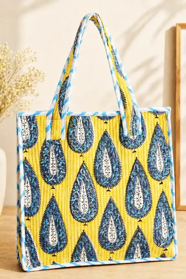 Yellow_Grey_Cotton_Lunch_Bags