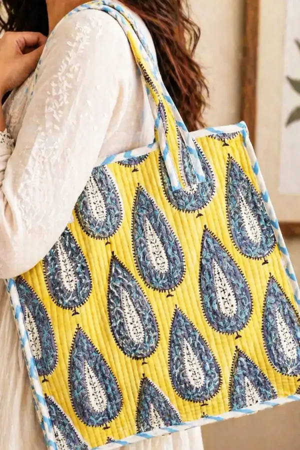 Yellow_Grey_Cotton_Lunch_Bags