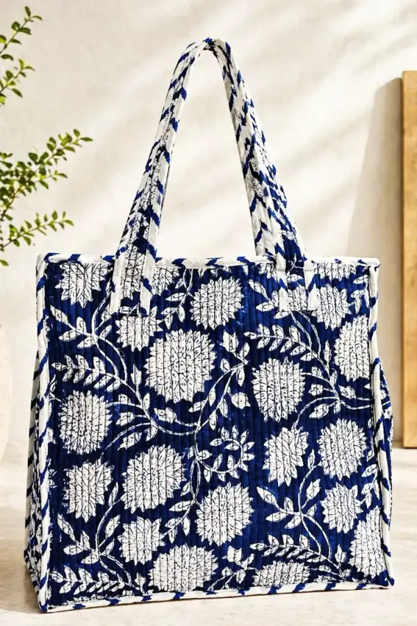 Indigo_Blue_Cotton_Lunch_Bags