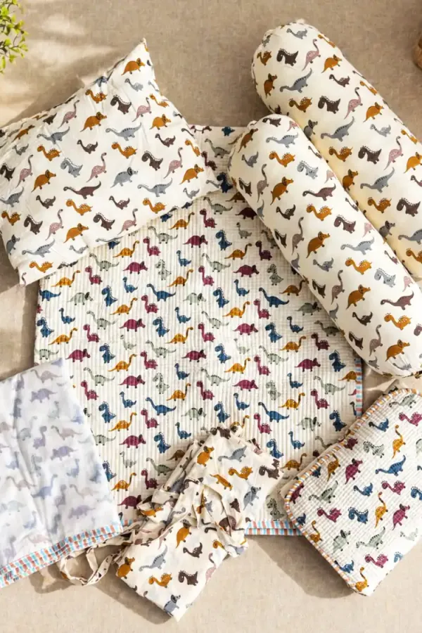Multicolor_Soft_Cotton_Bedding_Set_For_Infants