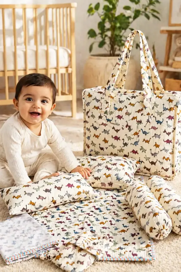 Multicolor_Soft_Cotton_Bedding_Set_For_Infants