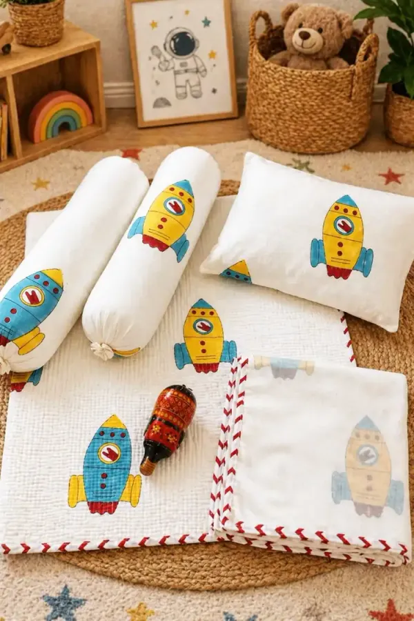 Multicolor_Soft_Cotton_Bedding_Set_For_Infants