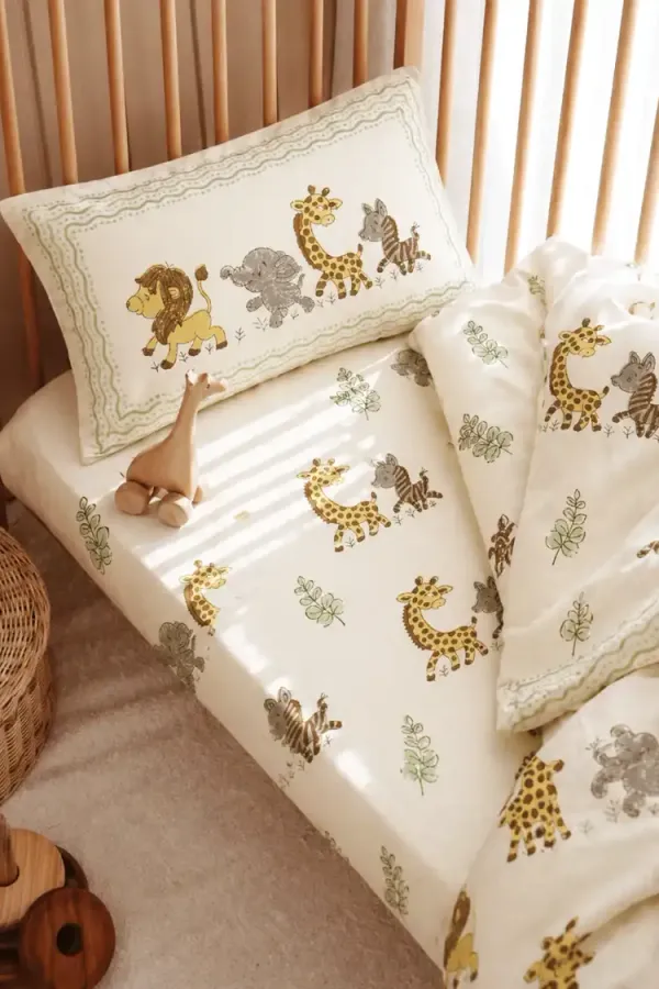 Yellow_Grey_Organic_Percale_Cotton_Bedsheets