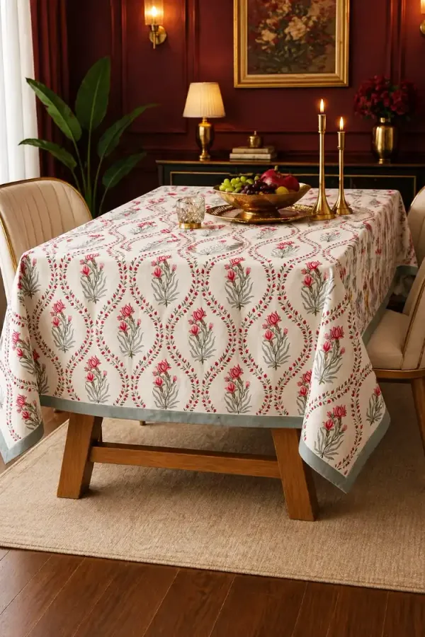 Pink_Green_South_Cotton_Table_Covers_For_Unisex