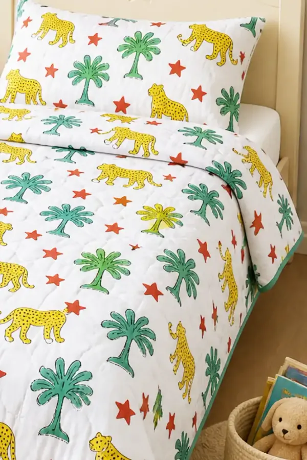 Yellow_Green_Organic_Percale_Cotton_Kids_Dohars_For_Boys_&_Girls
