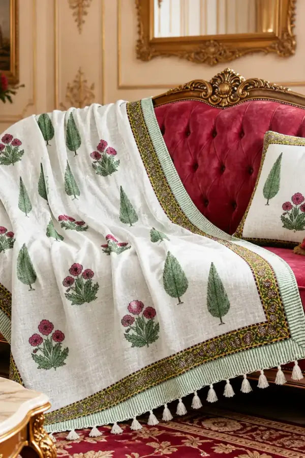 Beige_Green_TNT_Sofa_Throws_For_Unisex