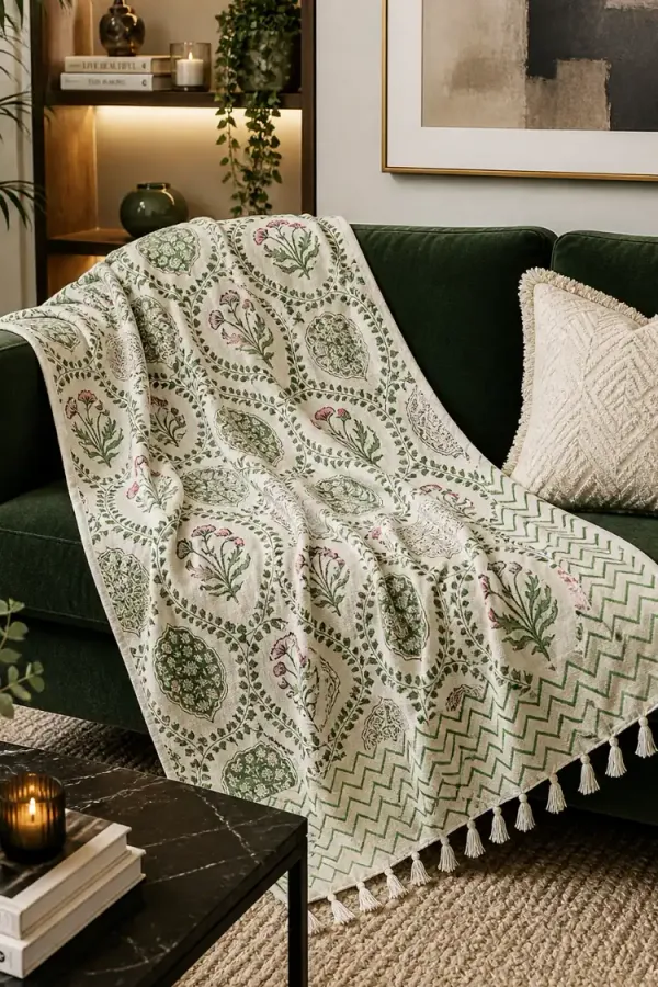 Beige_Green_TNT_Sofa_Throws_For_Unisex