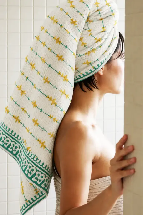 Multicolor_Waffle_Cotton_Towels_For_Unisex